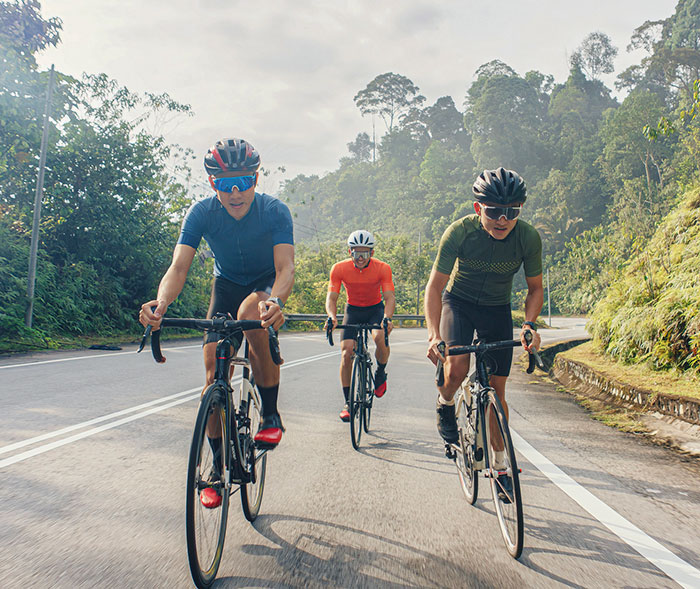 Masters Cycling Club riders